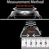 Lamshaw Universal Round Watch Screen Protector, [3 Pack] 9H Tempered