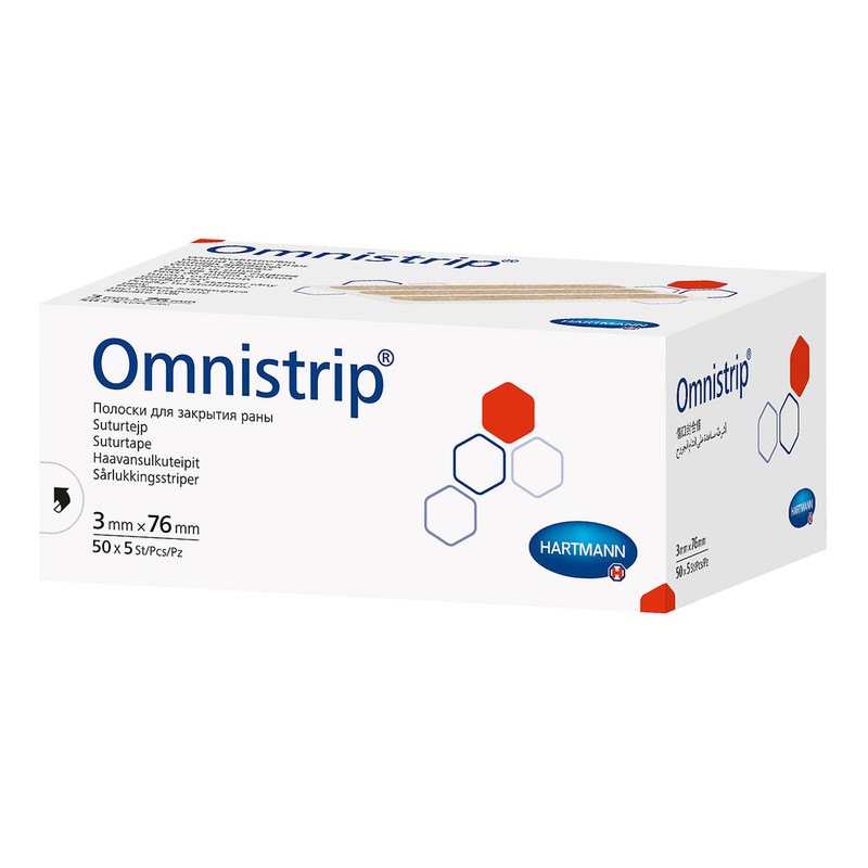 Omnistrip, Wound Closure Strips, Hartmann (3mm x 76mm)