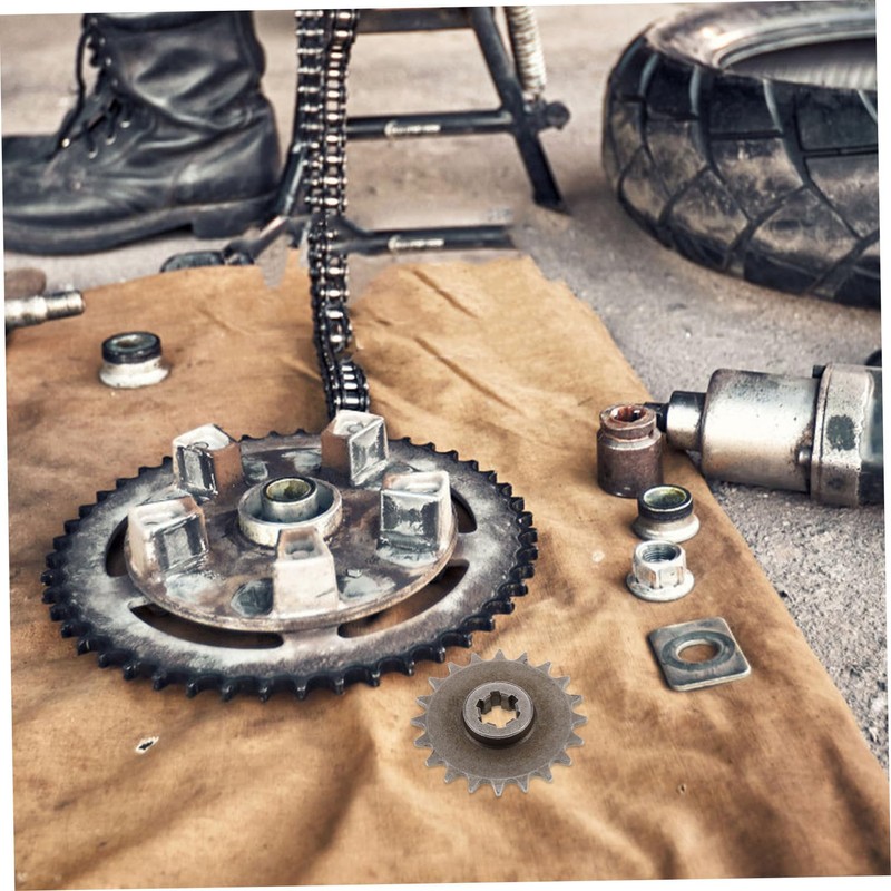 GRIRIW Bike Front Chain Sprocket Mini Bike Accessory 20t for
