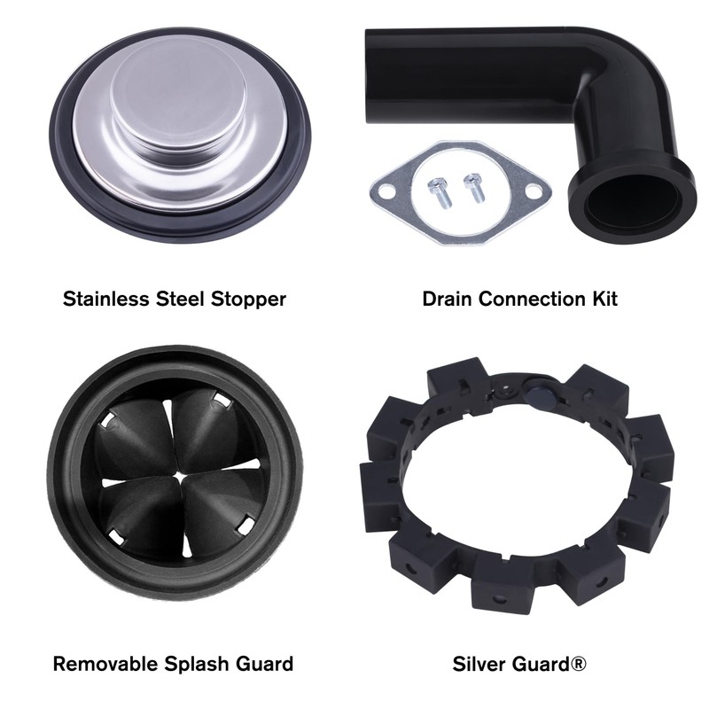TITAN 10-US-TN-960-SL-3B Torque Garbage Disposal System with Stainless Steel Impellers