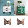 EMSea Drawer Pulls, Butterfly Shape, 4 Pieces Creative Drawer Knobs,