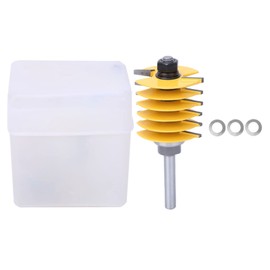 Box Joint Jig Finger Joint Router Bit-1/3 Inch/8mm Shank Glue Cutter Woodworking Milling Cutter Kit Drill Bit Router Assembly for Professionals and Beginners