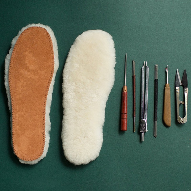 Genius Australian Sheepskin Insole, Extra Thick and Warm Wool Insole,