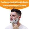 BIC Flex 5 Sensitive Men's Disposable 5-Blade Razors, Comfortable Shave,
