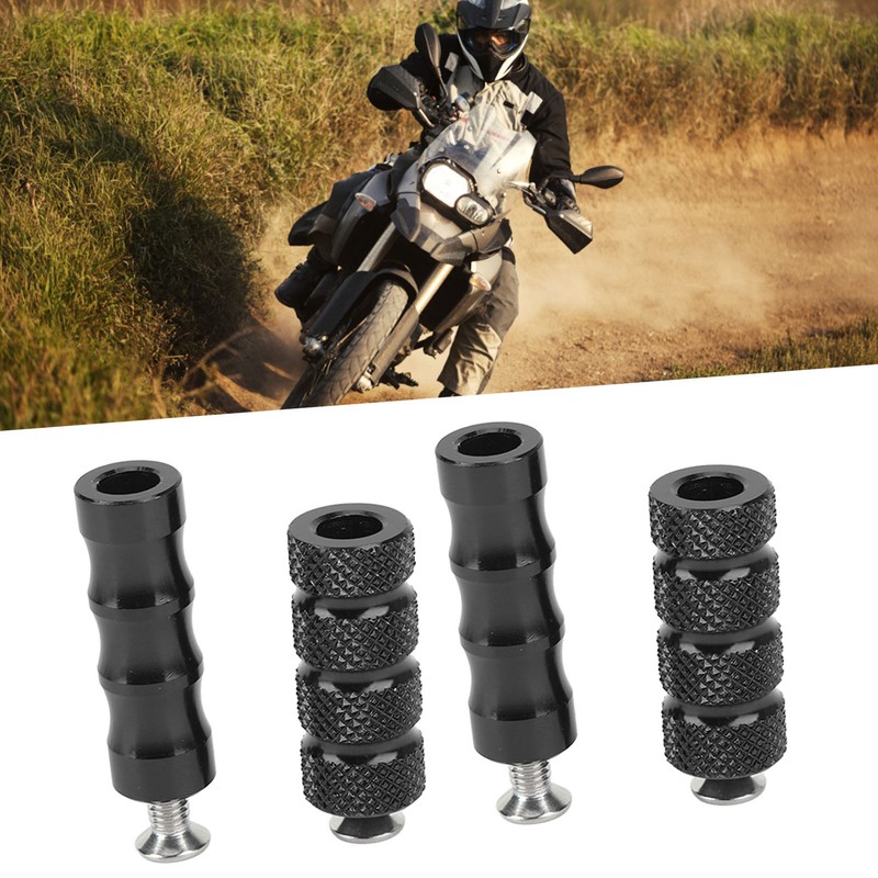 2 Pair Motorcycle Brake Foot Peg CNC Process Plating Precise