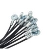 Bytiyar 1/8"(3mm) Wire Diam Galvanized Steel Cable Eyelets Ended Short