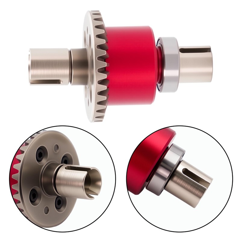 2PCS Assembled Differential Gear Upgrade for Arrma 1/14 Typhon Grom,