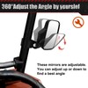 Ranger Side Mirrors - UTV Sideview Mirror with Profit/Profile Clamp