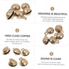 jojofuny 5pcs DIY Pet Bell Decor Brass Bells Ornaments for