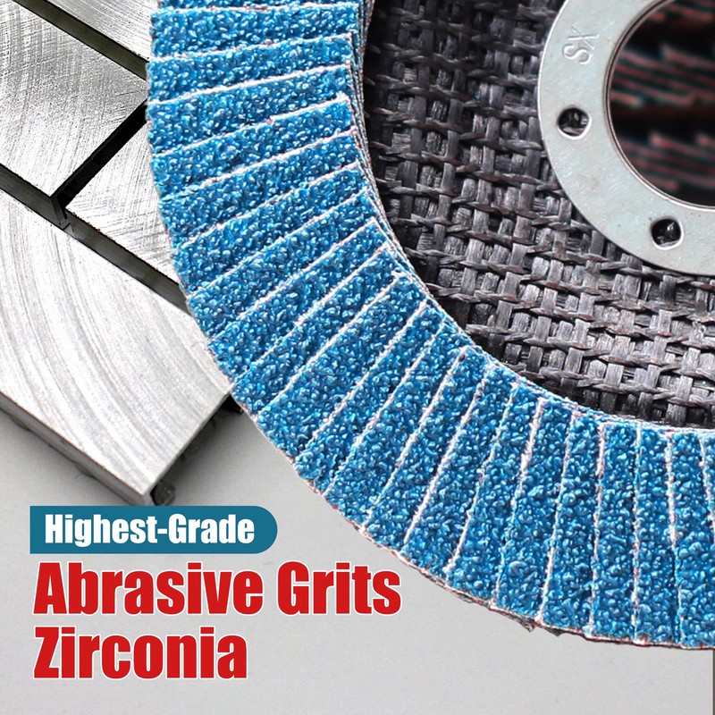 EZARC Flap Discs 40 Grit, 4 1/2 x 7/8-Inch Flap