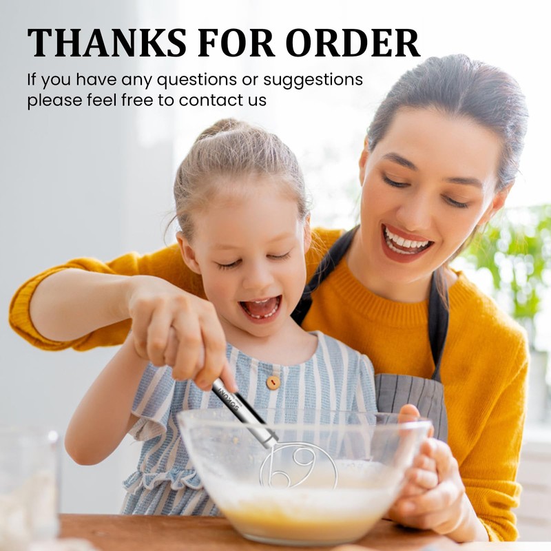 Danish Dough Whisk, Egg Beater, Stainless Steel Dough Hook Dutch