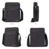 TINYAT Crossbody Bag for Men Waterproof Messenger Bag with 3