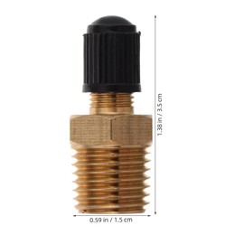 SHINEOFI 2pcs Air Compressor Valve Connector Npt Adapter for Vehicle Tire Fill Effortless Installation Wide Application Industrial Home Use Automatic Flow Dispense System