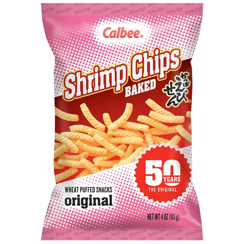 Calbee Shrimp Chips (Original, 4.0 oz) | Japanese Chips Made