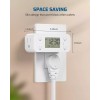 DEWENWILS 24 Hour Programmable Digital Timer Outlet, 2 Pack 3