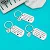 Xiahuyu 15 Pcs Thank You Gifts Keychain Bulk Employee Appreciation