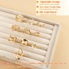 Florideco 10 PCS Chunky Gold Rings for Women Non Tarnish