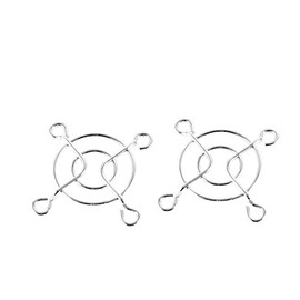 Sourcingmap 2 Pcs Metal Wire Finger Guard Protect Grill for 40mm PC Cooling Fan