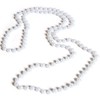 Rhode Island Novelty 48 Inch 7mm White Pearl Necklaces, Pack