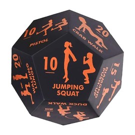 Workout Dice for Exercise | Dice Game for Group Fitness - Portable Strength Training Tool for Home Gym Workout Travel Sports Team