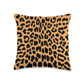 Styleuniversal Accessories Leopard Animal Print Throw Pillow, 16x16, Multicolor