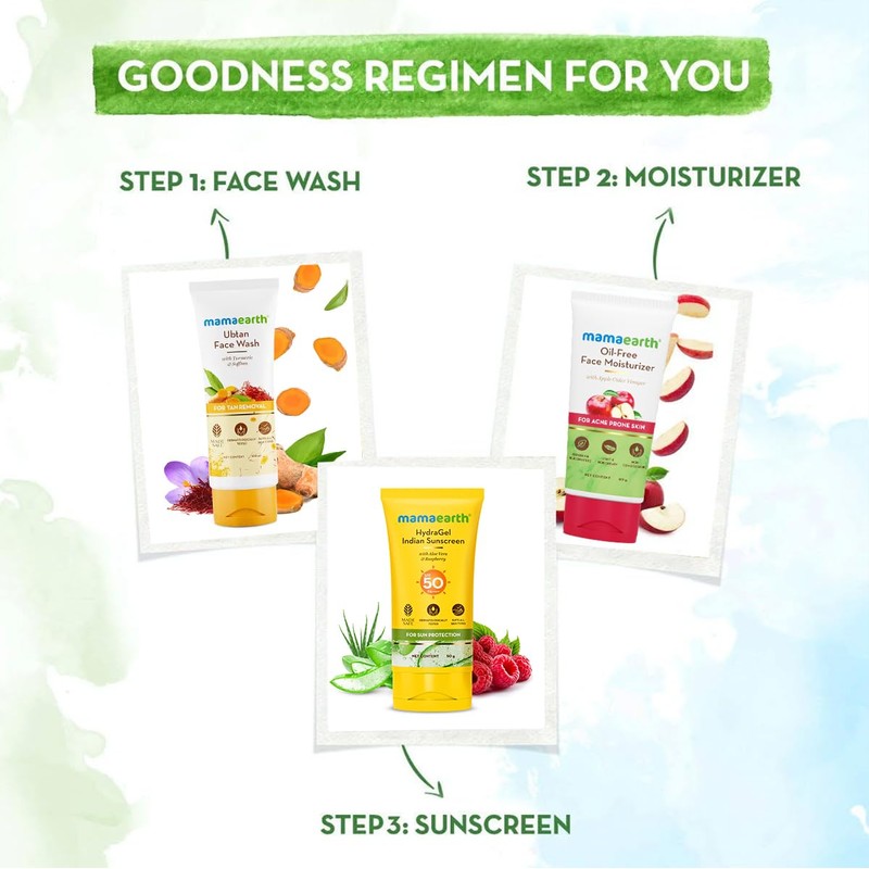 Mamaearth HydraGel Indian Sunscreen SPF 50, With Aloe Vera &