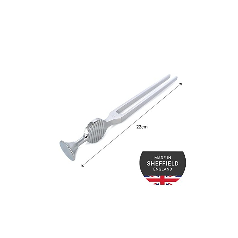 Gardiner Brown C0 128Hz Tuning Fork. Manufactured in Sheffield, England
