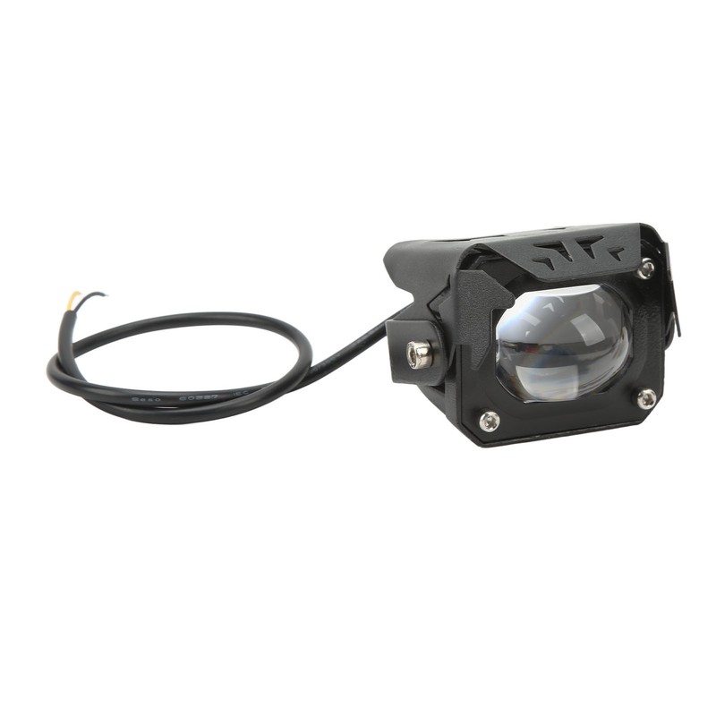 LED Electric Bike Light Aluminum Alloy High Brightness Bicolor Lens