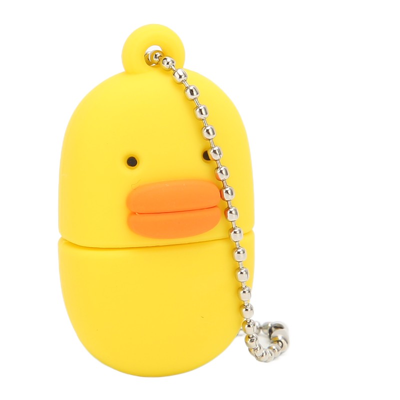 Cartoon Flash Drive Cute Yellow Duck Shape Anti Electromagnetic Interference