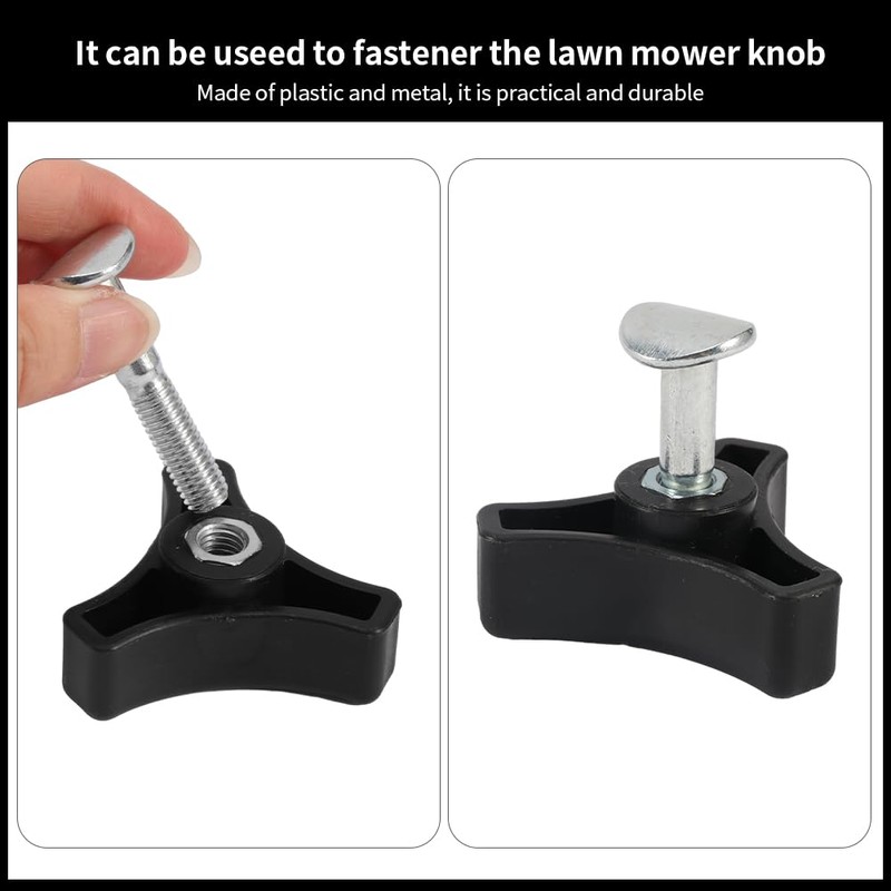 Faderr Triangle Handle Screw for Lawnmower Lawn Mower Replacement Parts