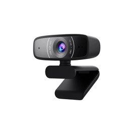 ASUS Webcam C3 Full HD USB-Kamera (1080p-Auflösung, 30 FPS, Beamforming-Mikrofon, 360° Drehmechanismus, kompatibel mit Skype, Teams und Zoom)