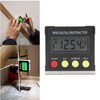 Digital Angle Finder Gauge High Accuracy 4 Botton Electronic Level