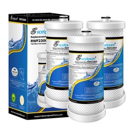 EXCELPURE RWF2300A Refrigerator water filter Replacement For Frigidaire PureSource WF1CB,WFCB, RG100, NGRG2000, WF284, Kenmore 9910, 469906, 469910,3PACK