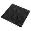 vidaXL Diamond Black 3D Wall Panels - 48 pcs Water-Resistant