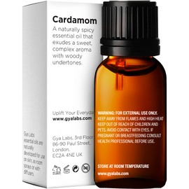 Gya Labs Cardamom Essential Oil (0.34 fl oz) - Spicy & Slightly Sweet Scent