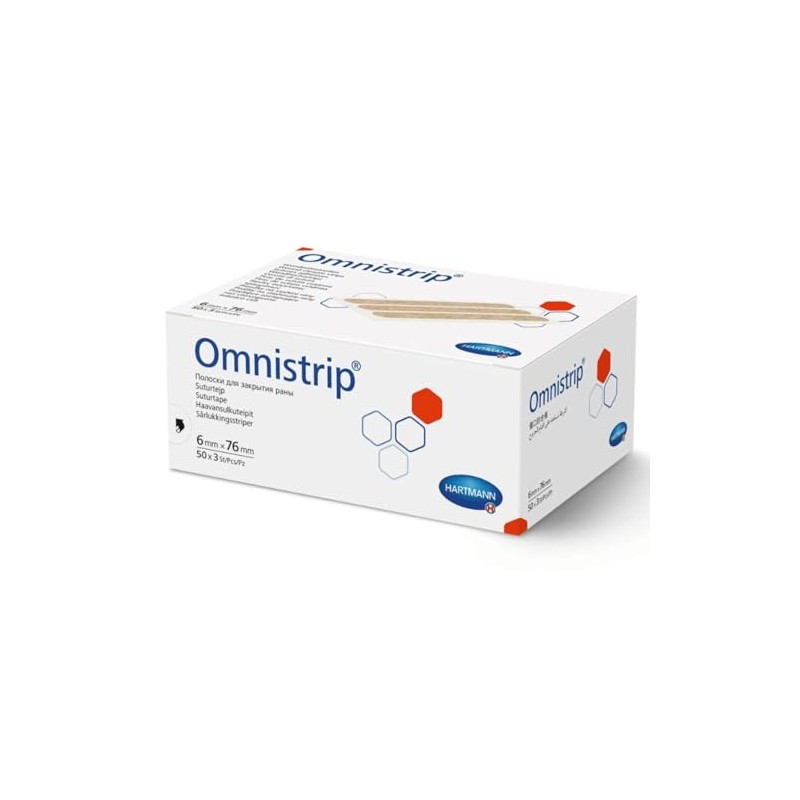 Omnistrip 6 x 76 mm Wound Suture Strips Pack of