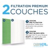 PURFLUX Cabin air filter, suspended filter (HEPA) AHH735