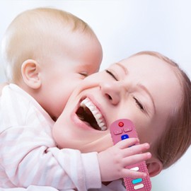 ERSIHUA Baby Teething Toys, Silicone Teethers for Babies, Cute Remote Control Shape Teething Toys, Chew Toys for Boys and Girls Teether Early Educational Sensory Toy