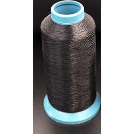Black Nylon Invisible Sewing Thread, Size 0.12mm - 6,000 Yards Cone