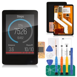 SRJTEK Compatible with Garmin Vivoactive HR LCD Display Touchscreen Replacement Parts Assembly for VivoactiveHR Original for TC with Kits
