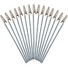 50Pcs Metal Wire Alligator Clamp Long-Tailed Alligator Iron Clip Clasp