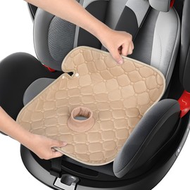 JEYODA ﻿Car Seat Protector for Potty Training Instant Suction Baby Piddle Pad for Baby Seats Reusable Car Seat Liner with Anti Slip for High Chairs, Baby Strollers 2pcs (Beige)