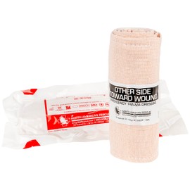 North American Rescue Rolled Responder ETD Emergency Trauma Dressing (6 Inch) NAR Sterile Bandage Wrap for Wounds, Bleeding Control (30-0168)