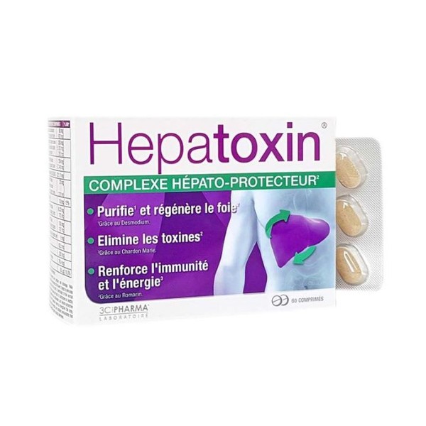 3C Pharma Hepatoxin 60 comprimés détox 3C Pharma