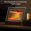 zalati Moving Sand Night Light 3D Sand Sea LED Light