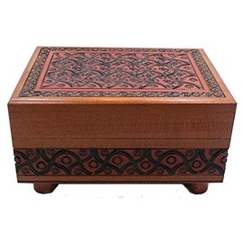 Artistic Carved - Secret Wooden Puzzle Box
