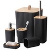 SOONHUA 6pcs Bathroom Accessories Set, Bathroom Set Accessories Includes Toilet