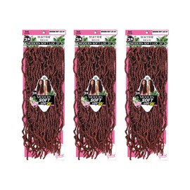 Mayde Beauty Crochet Braid 3X MODERN SOFT LOC 20" (3-PACK, T27)