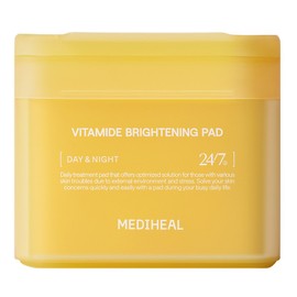 Mediheal Vitaminide Brightening Blemish Whitening Pads, 100 Sheets Pack, 1 Pack / 메디힐 비타마이드 브라이트닝 잡티 미백 패드, 100매입, 1개