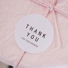 Thank you thankyou character return gift packaging Sticker 1. Romantic Black 30ea